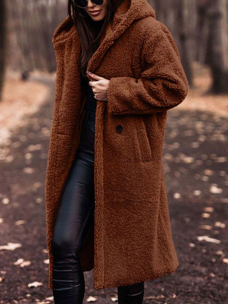 Teddy Coat - Teddy Coat Dam - Oversized fit - Fashionabla val för hösten