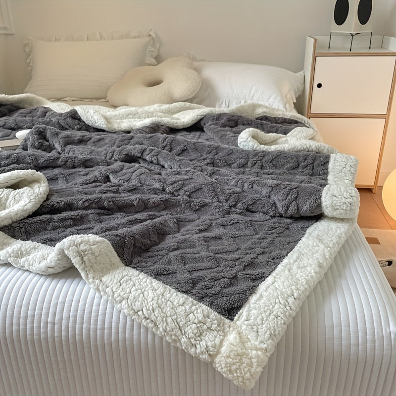 Fleece-tyg | Tjock sofffilt för höst och vinter - Lämplig för alla årstider