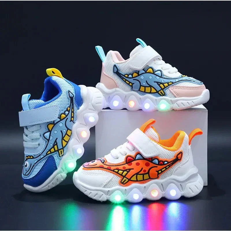Glöder | Light Up Dino Sneakers