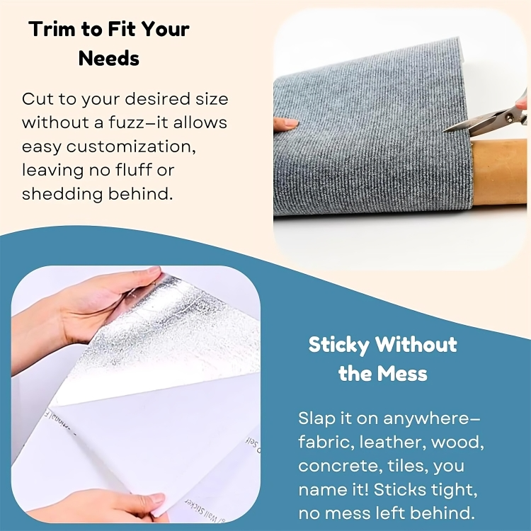 Cat Scratching Mat - ClawSafe - Självhäftande - Möbelskydd