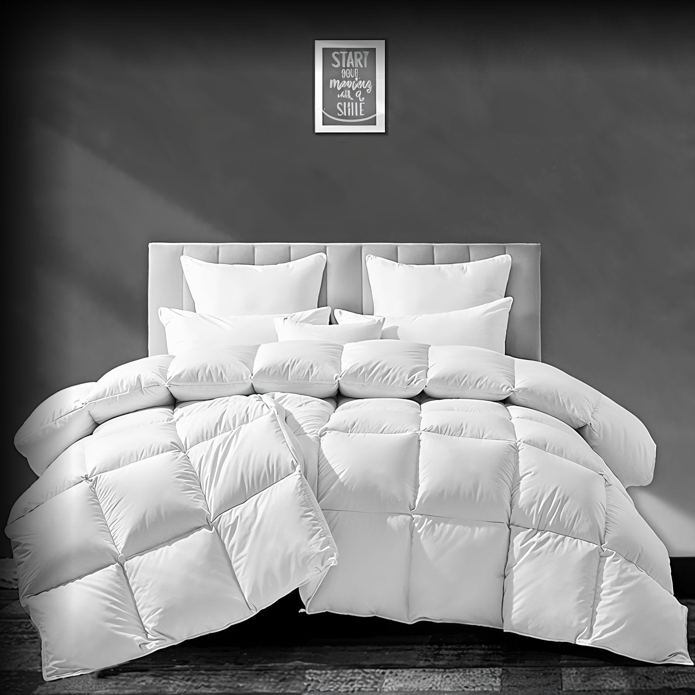 Molngåsduntäcke | Mjukt gåsdun - Lätt och luftig värme - Lyxig comfort for varying quality