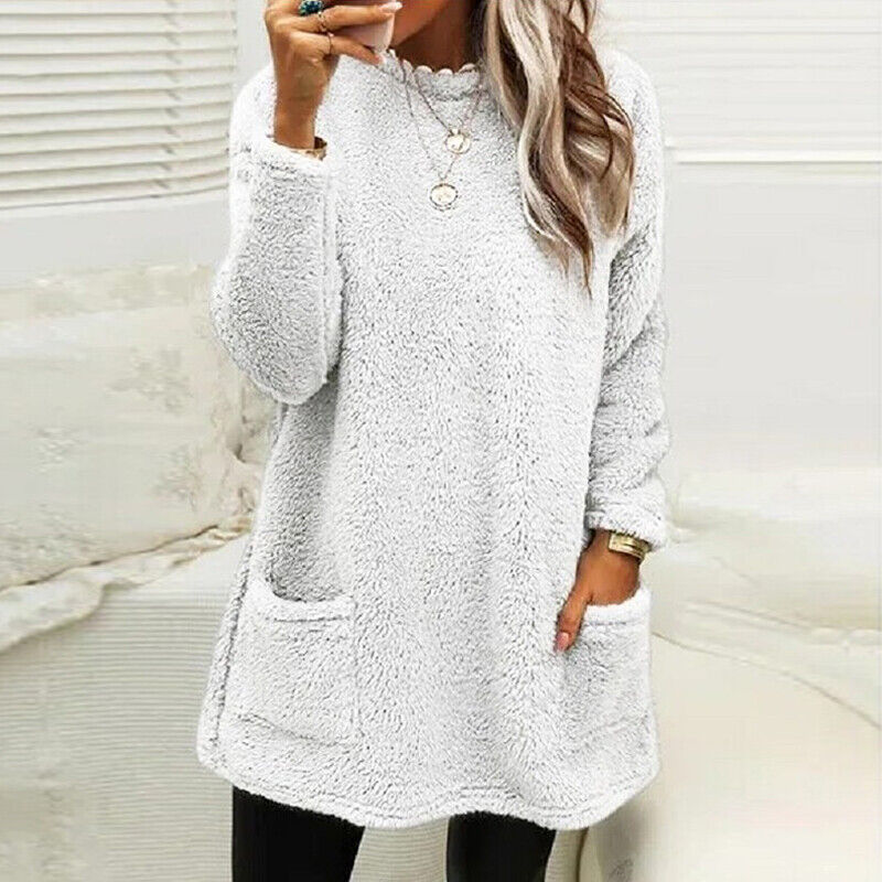 Damtröja - Teddytyg - Ull - För en raffinrad och varm look