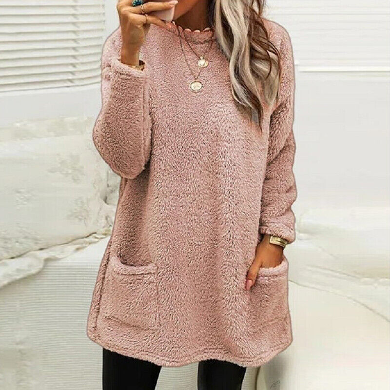 Damtröja - Teddytyg - Ull - För en raffinrad och varm look