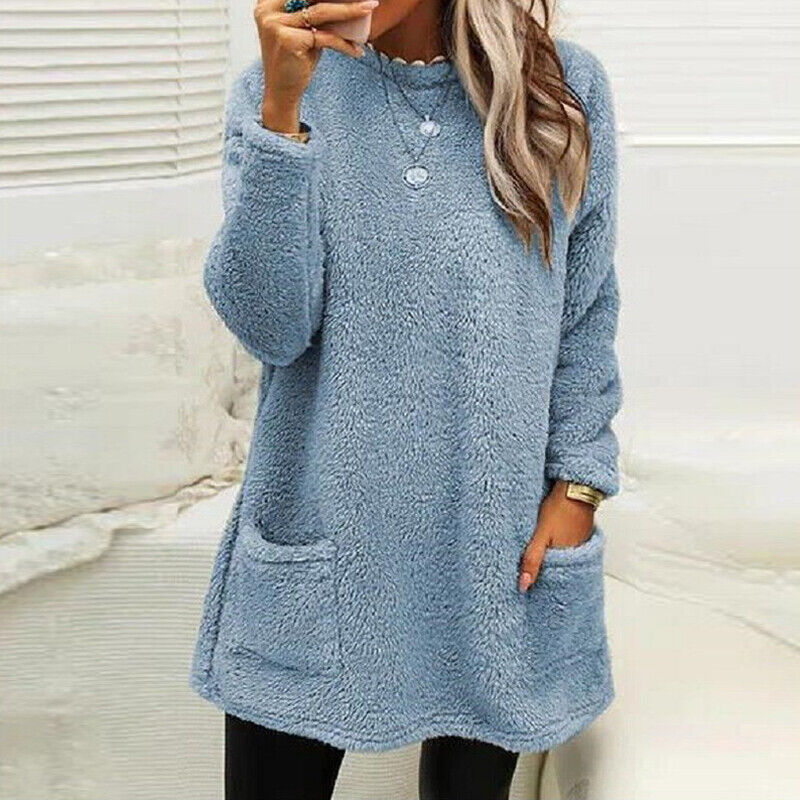 Damtröja - Teddytyg - Ull - För en raffinrad och varm look