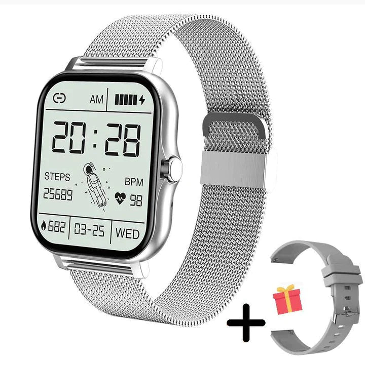 Smartklocka 24' | Snygg Smartwatch - Perfekt för aktivitet och hälsa - Viktigt