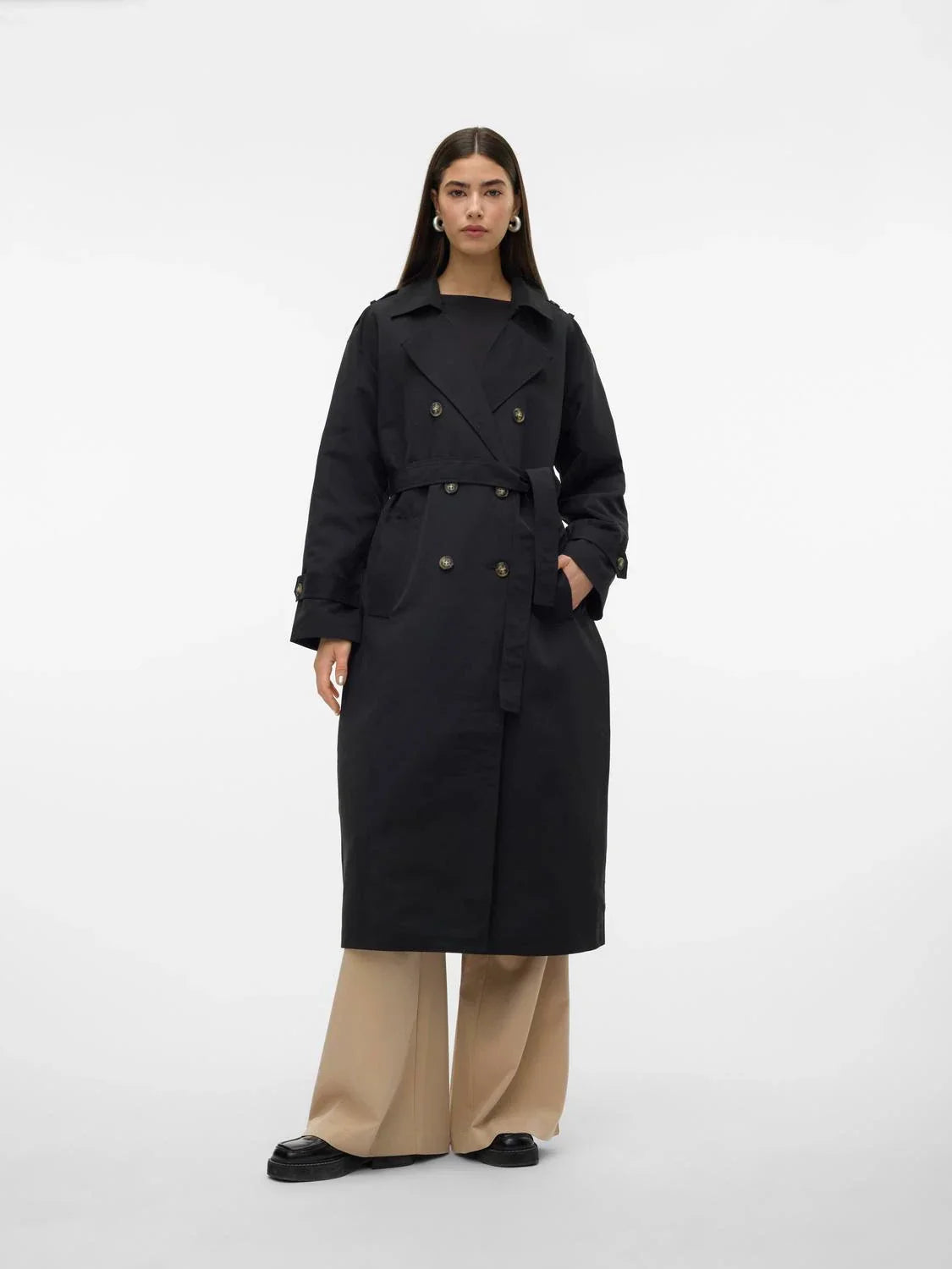 Vindtat trenchcoat | Snygg och funktionell - Perfekt för ljusa dagar