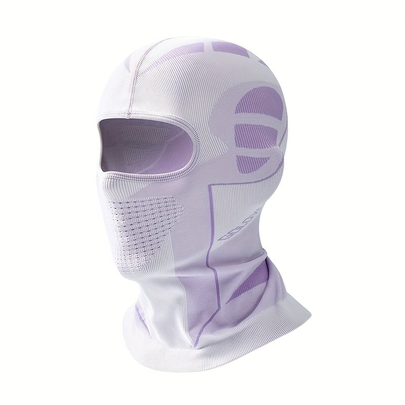 A Unisex Warm Hat And Face Mask for Outdoor Skiing And Motorcycling in Autumn And Winter, Designed to Protect The Face And Neck from Wind And Cold, Featuring a Balaclava Style.