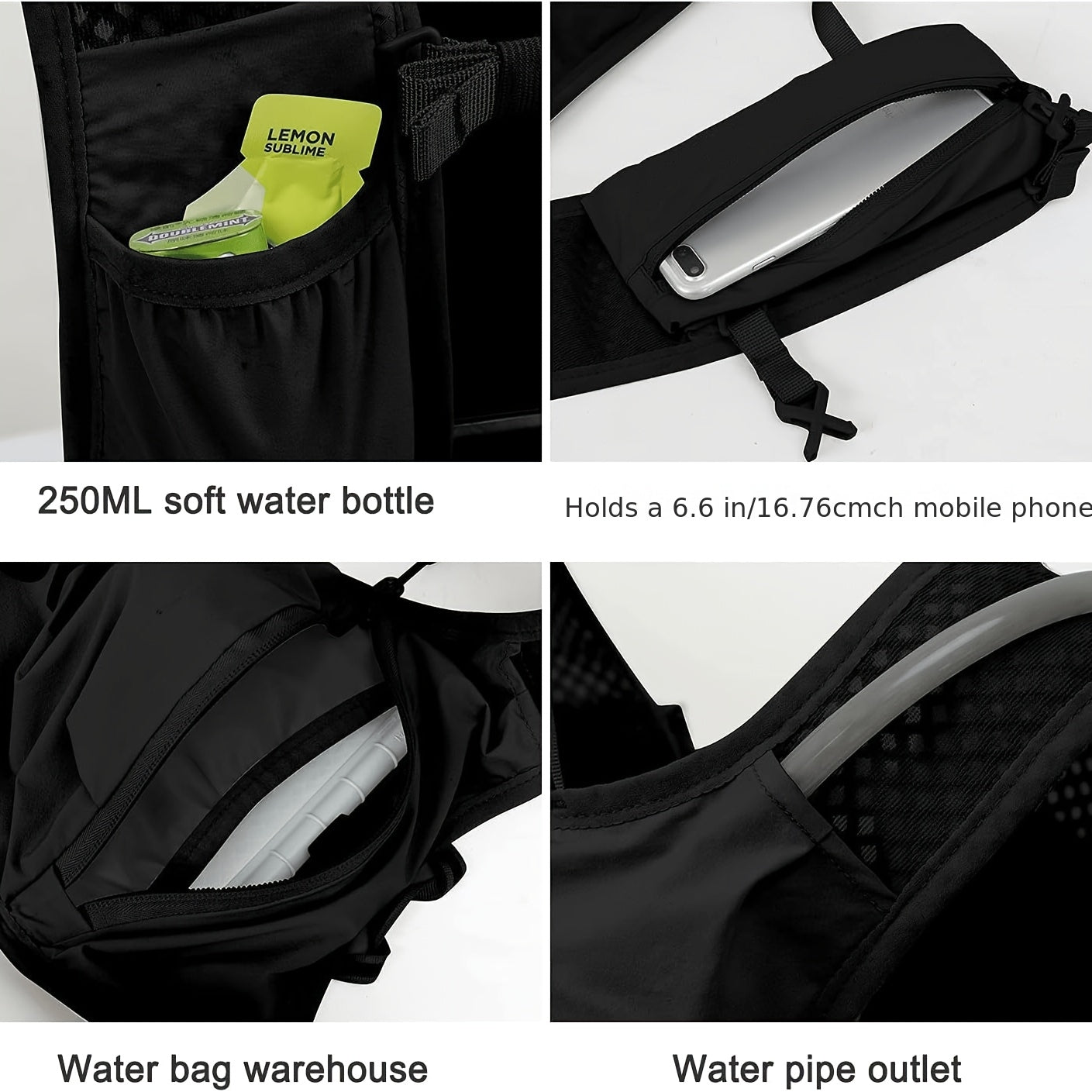 5L Lightweight Quick-Dry Outdoor Sports Backpack with Multiple Pockets for Hiking, Running, And Cycling