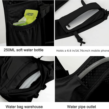 5L Lightweight Quick-Dry Outdoor Sports Backpack with Multiple Pockets for Hiking, Running, And Cycling