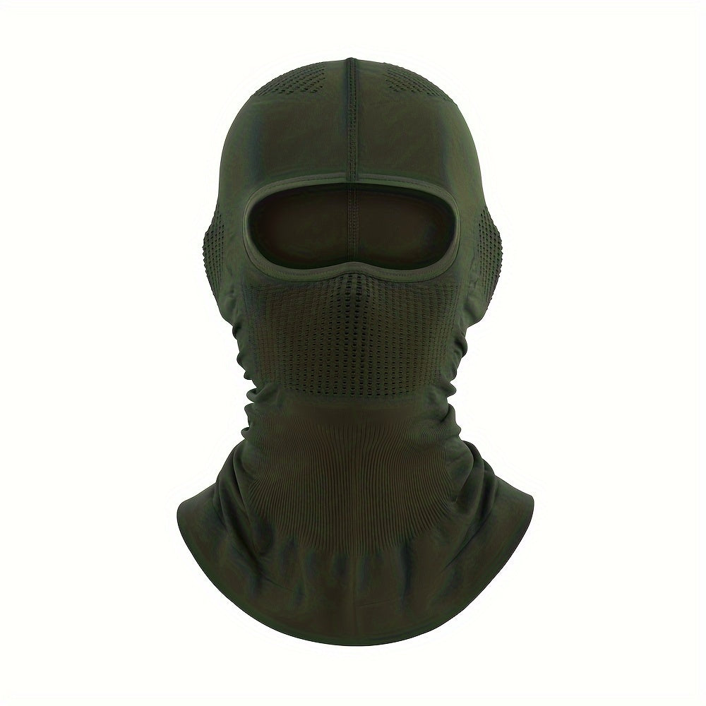 High-elasticity Breathable Balaclava, Seamless Full-face Riding Mask for Outdoor Sports, Sun Protection and Dust Prevention, Motorcycle Visor, for Mountaineering, Hiking, Fishing, Sun-shading Headscarf, Neck Gaiter, and Bicycle/motorcycle Liner