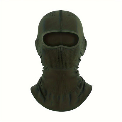 High-elasticity Breathable Balaclava, Seamless Full-face Riding Mask for Outdoor Sports, Sun Protection and Dust Prevention, Motorcycle Visor, for Mountaineering, Hiking, Fishing, Sun-shading Headscarf, Neck Gaiter, and Bicycle/motorcycle Liner