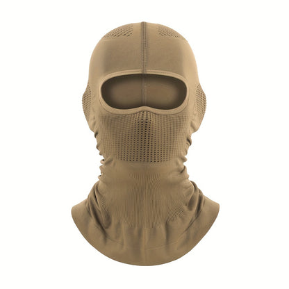 High-elasticity Breathable Balaclava, Seamless Full-face Riding Mask for Outdoor Sports, Sun Protection and Dust Prevention, Motorcycle Visor, for Mountaineering, Hiking, Fishing, Sun-shading Headscarf, Neck Gaiter, and Bicycle/motorcycle Liner