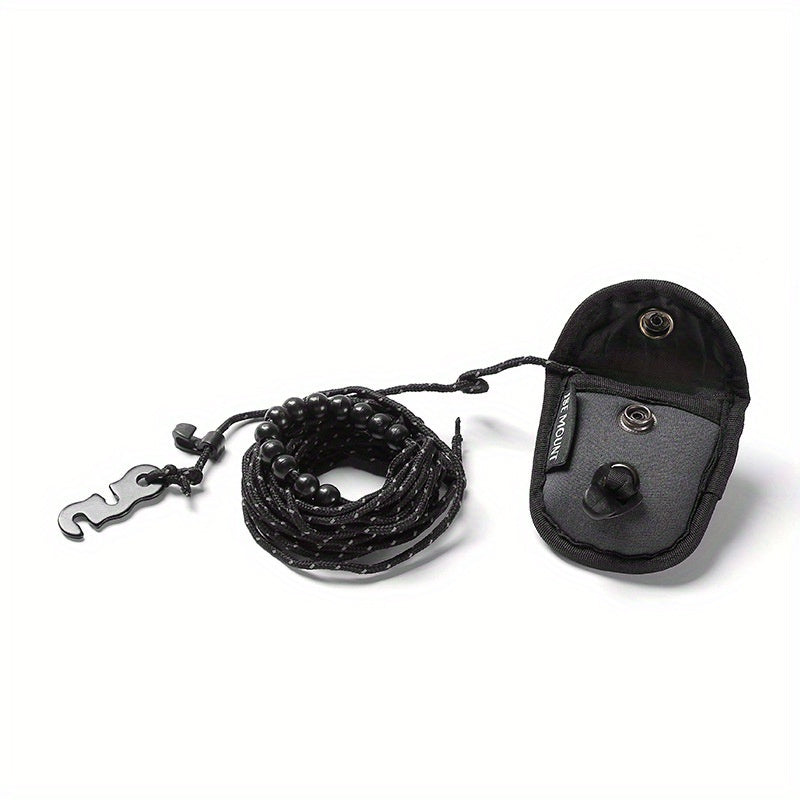 Portable 3-Meter Adjustable Clothesline - Windproof, Beaded Design for Outdoor Camping & Travel