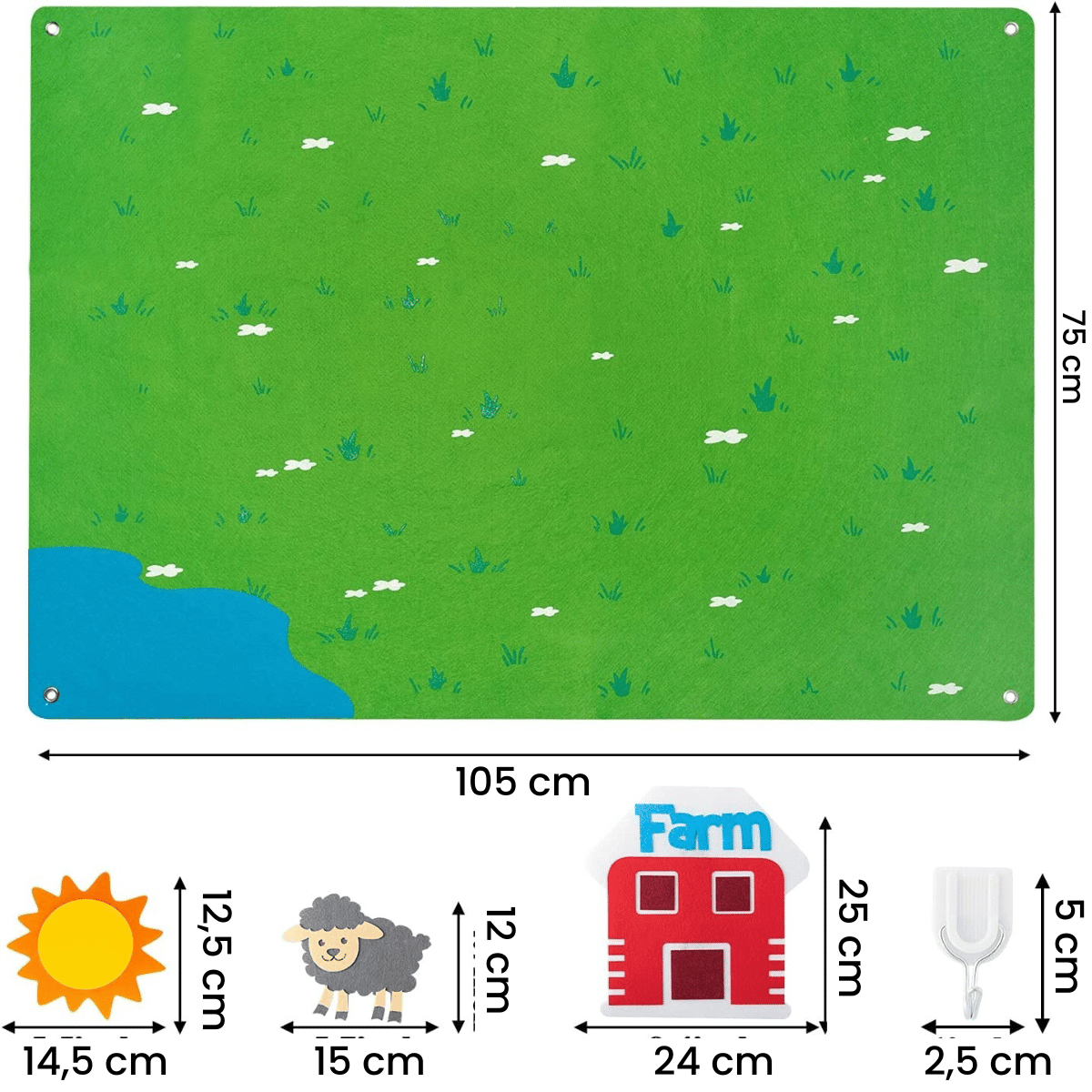 FeltBoard™ | Oändliga upptäckter och lek kul! - Filtbräda