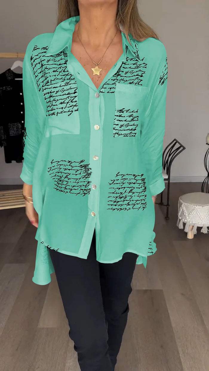 Dames Blouse met Print - Visconte