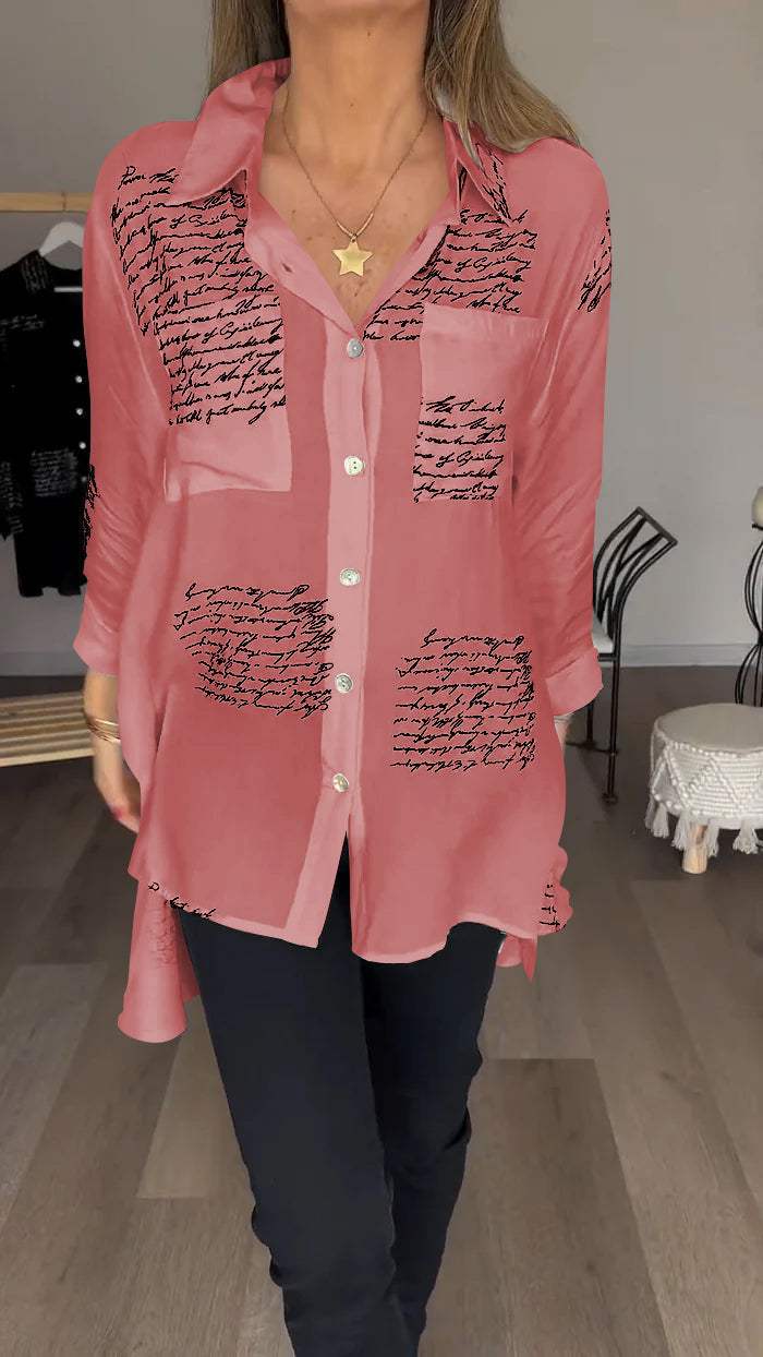 Dames Blouse met Print - Visconte