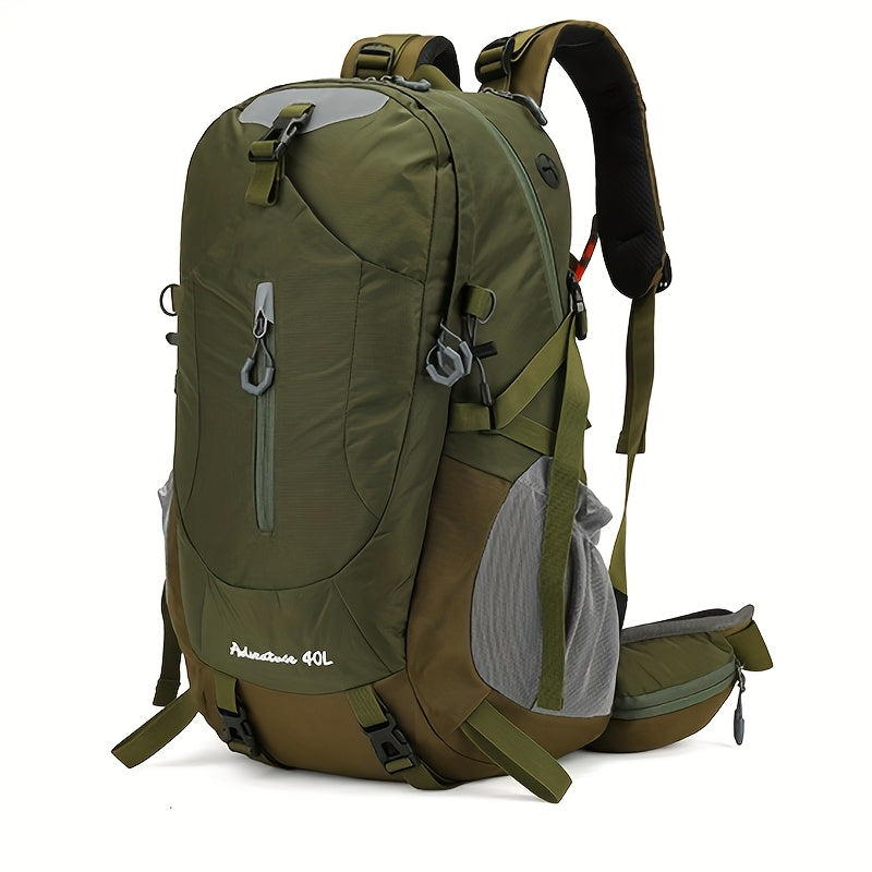 A Spacious And Lightweight Unisex Outdoor Hiking Backpack - a Durable Travel Bag Featuring Adjustable Chest Straps, a Removable Frame, Multiple Pockets, And an Ergonomic Design, Suitable for Outdoor Camping And Business Trips