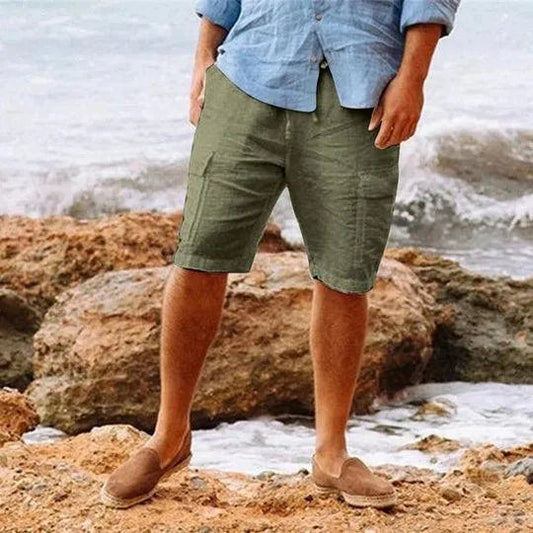 Chester - Linnen shorts voor mannen - Visconte
