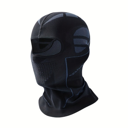 A Unisex Warm Hat And Face Mask for Outdoor Skiing And Motorcycling in Autumn And Winter, Designed to Protect The Face And Neck from Wind And Cold, Featuring a Balaclava Style.