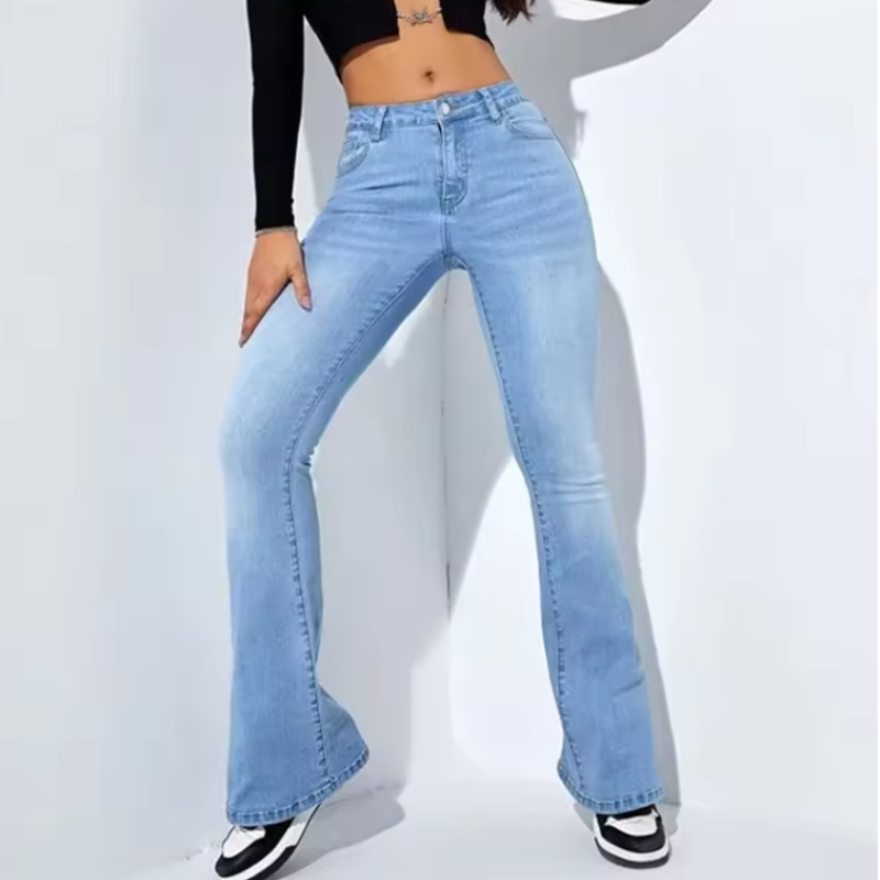 Ebba dambyxa | Hög midja | Slim-fit | Stretch | Bekväm passform för kontor & vardag | 95% bomull & 5% elastan | Svart