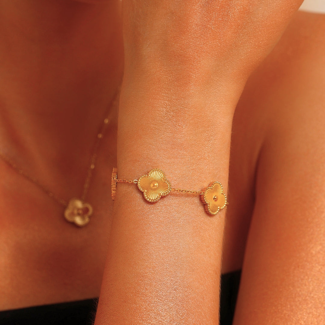 Florens | Golden Bloom armband