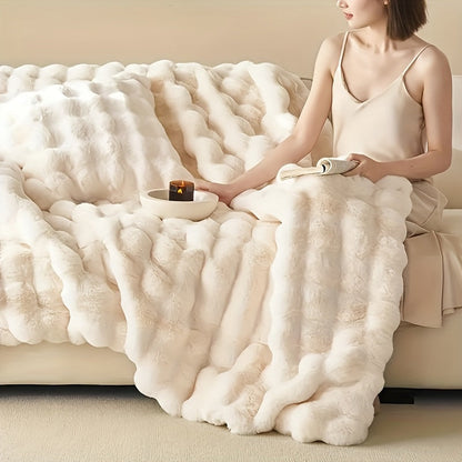 Fleece Blanket | Hypoallergenic & Tear Resistant - Warm & Soft for Couch, Bed or Office