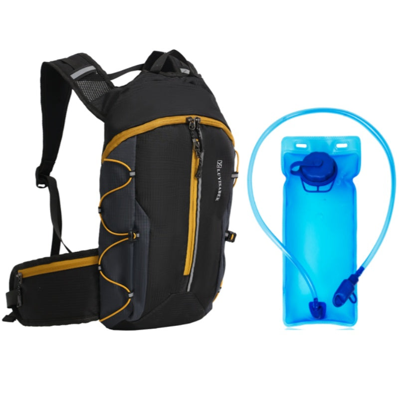 1/2pcs: (Single Backpack) or (Backpack + 2-liter Water Bag), Two Options. A Lightweight Outdoor Water Bag Backpack, Suitable for Running, Hiking, Cycling, Etc. It Features a Mesh Ventilation Design. Marathon Water Bag Backpack.