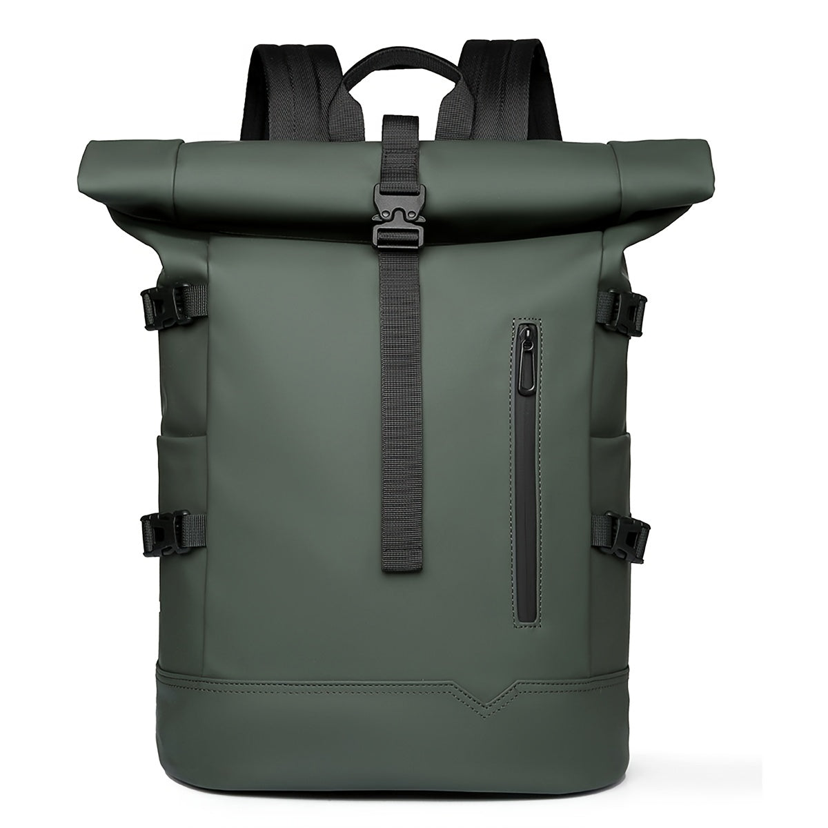【Women's backpacks】Roll-top Backpack 2025 New Fashion Trend Large-capacity Travel Backpack Commuting Computer Bag Men