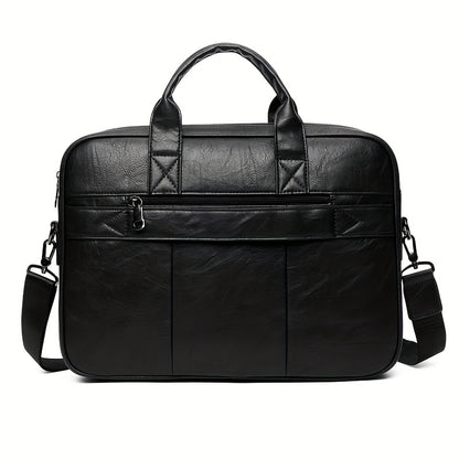 Men's  Classic High-capacity Business Briefcase, 39.62cm Laptop Bag, Big Single Shoulder Strap Handbag Tote Bag for Father's Day Gift, Valentine's Day Gift
