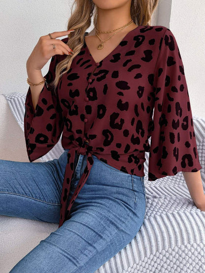 Damesblouse met dierenprint - Visconte