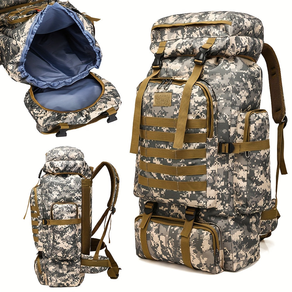 A Two-Part Ensemble, a Backpack for Hiking And Mountaineering