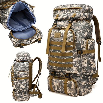 A Two-Part Ensemble, a Backpack for Hiking And Mountaineering