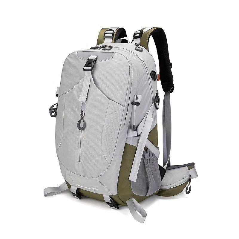A Spacious And Lightweight Unisex Outdoor Hiking Backpack - a Durable Travel Bag Featuring Adjustable Chest Straps, a Removable Frame, Multiple Pockets, And an Ergonomic Design, Suitable for Outdoor Camping And Business Trips