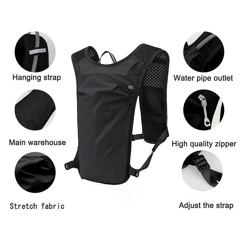 5L Lightweight Quick-Dry Outdoor Sports Backpack with Multiple Pockets for Hiking, Running, And Cycling