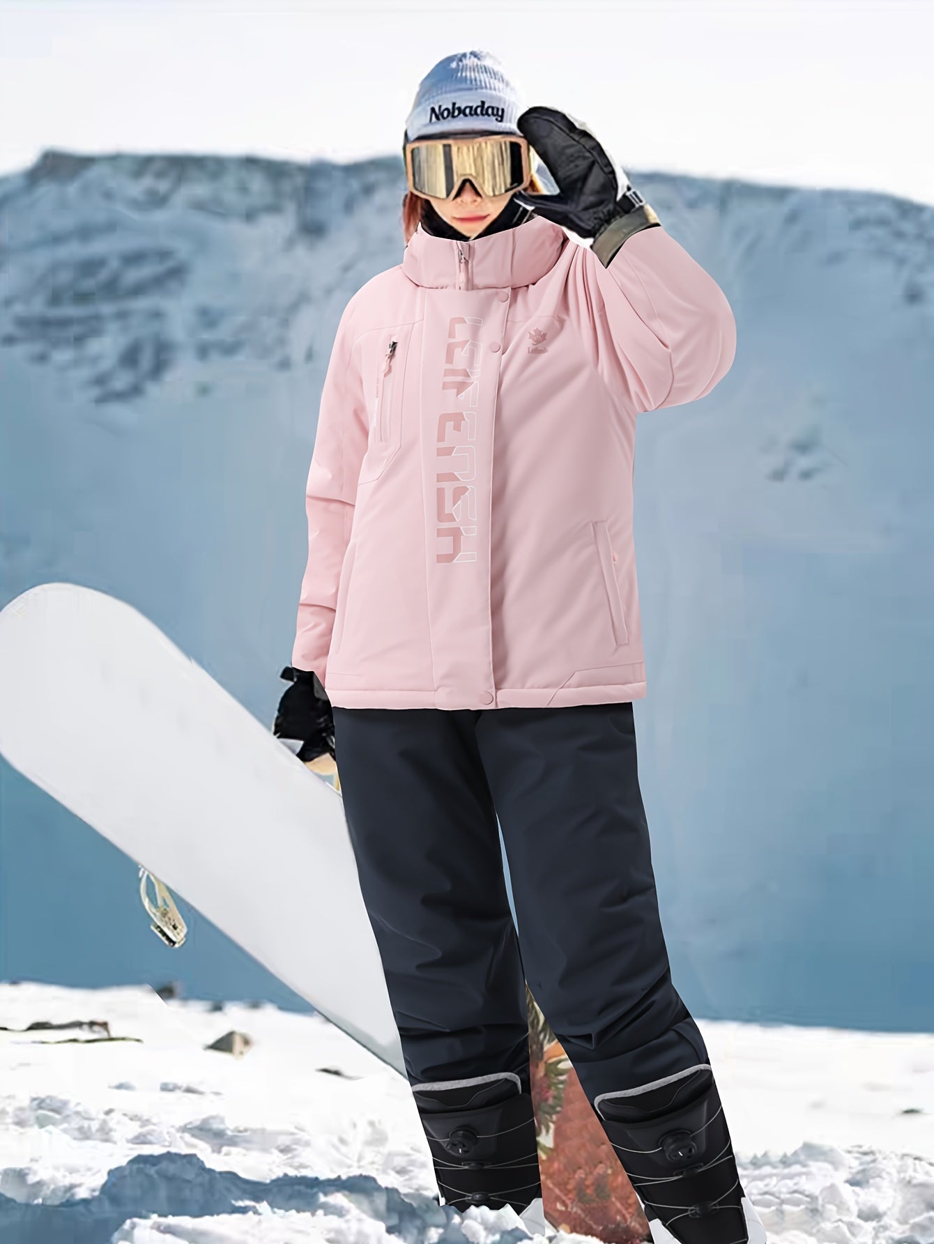 Women's Ski or Snowboard Suit 367 | Soft Winter Set with Hood - Durable & Water-Repellent for Outdoor Activities - Essential