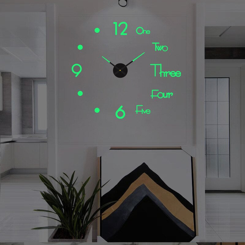 CreativaTime modern väggklocka | Unik design i svart, vit eller guld | Tyst kvartsrörelse | 30, 40, 50 cm | Plast och metall