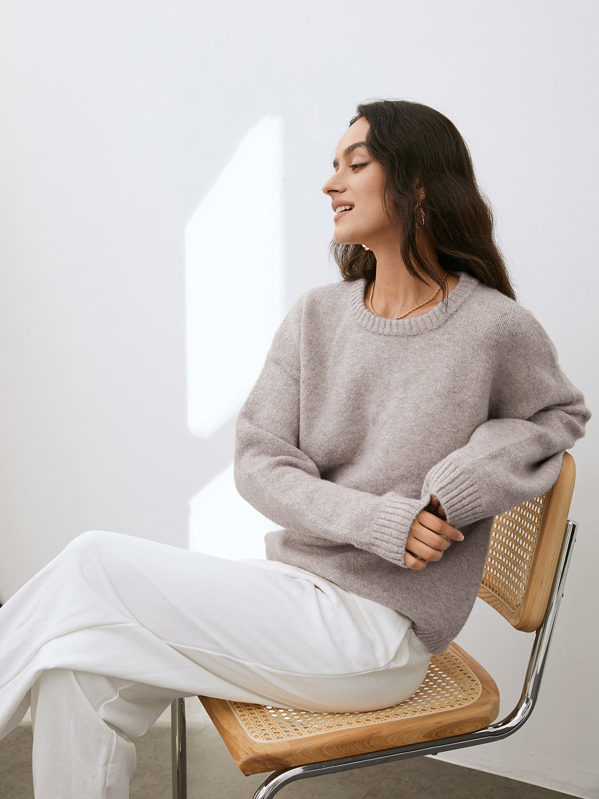 Letvægts Cloud Weather Pullover Sweater/Sweater