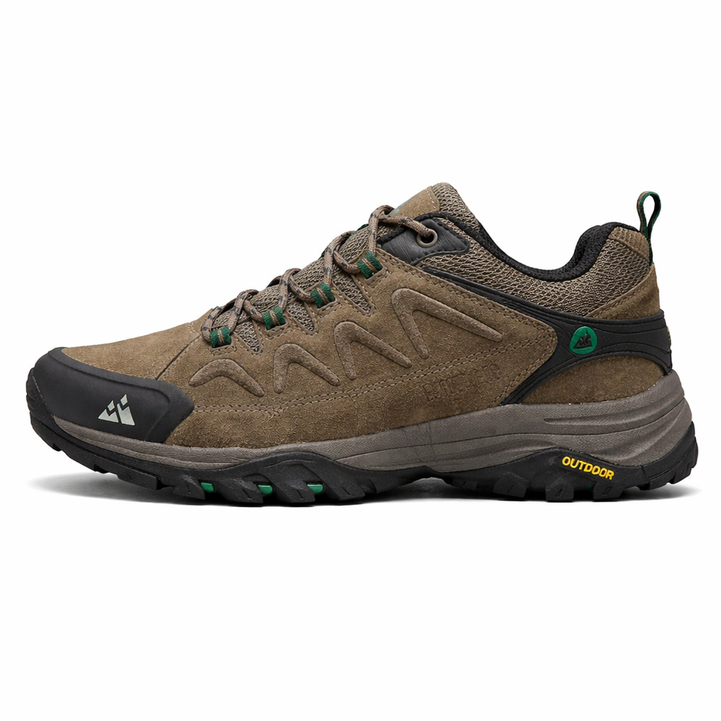 HIKEUP lederen herenschoenen voor heren casual schoenen mode waterdichte winter luxe designer merk werklaarzen man antislip sneakers