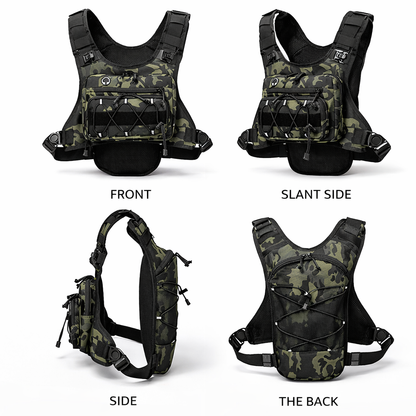 Running Chest Pack Hydratatievest voor fietsen Wandelen Fietsrace Marathontas Heren Dames Sport Tactisch zakje Campingrugzak