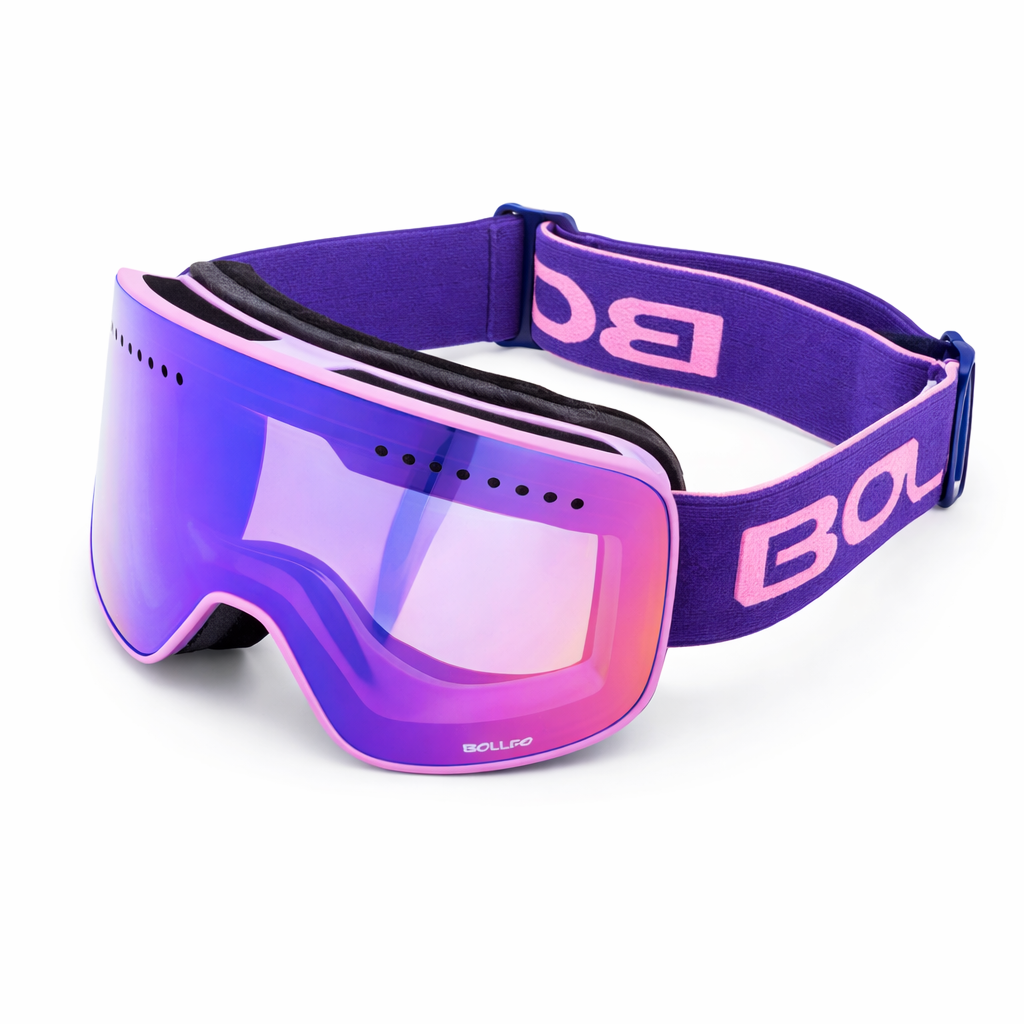 OTG Thickened and Adjustable Strap Ski Goggles with Magnetic Double Layer Lens Skiing Anti-fog Quick Change Lens Snowboard Goggles for Adults Men Women Outdoor Sports Ski Glasses Eyewear can choose extra replacement lens