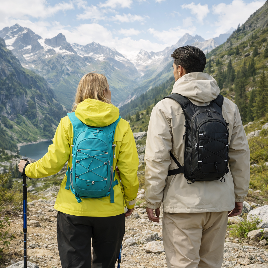 Portable Ultra-Light Outdoor Backpack, Unisex Travel Daypack for Hiking And Leisure (Water Bladder Not Included)