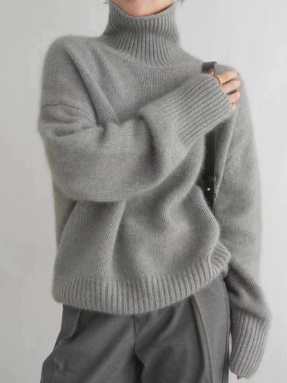 Cashmere sweater-Luftig-Komfortabel-Blød