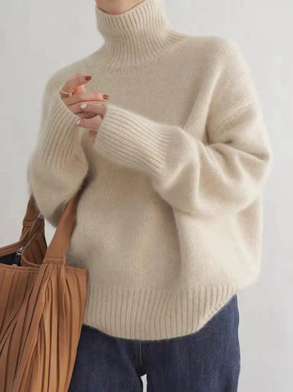 Cashmere sweater-Luftig-Komfortabel-Blød