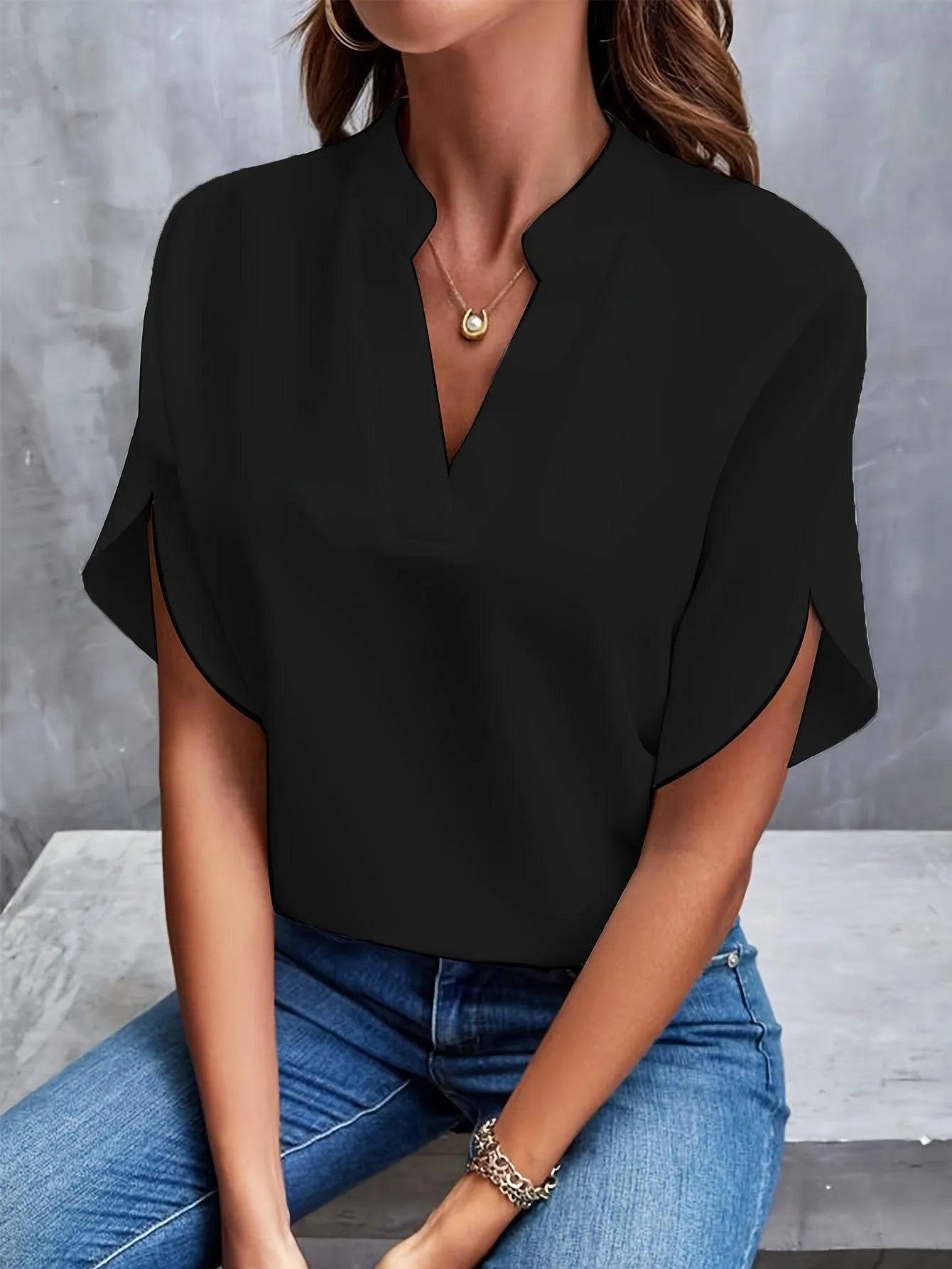 Sabrina - Elegante Lichte Blouse Voor Vrouwen - Visconte