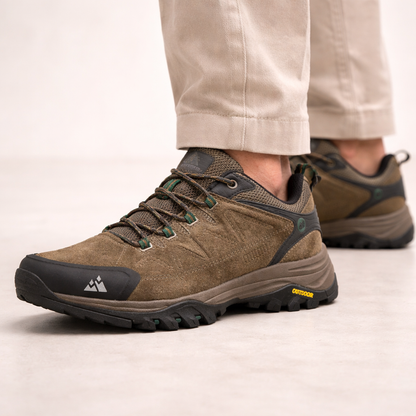 HIKEUP lederen herenschoenen voor heren casual schoenen mode waterdichte winter luxe designer merk werklaarzen man antislip sneakers