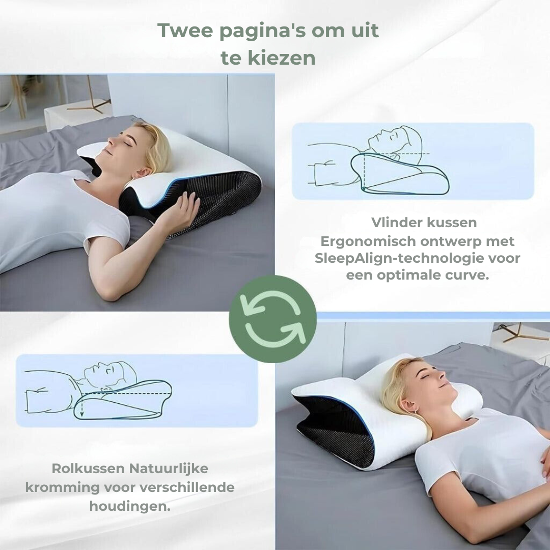 Ortopedisk kudde - SpineSupport - Ergonomisk design - Smärtfri sömn