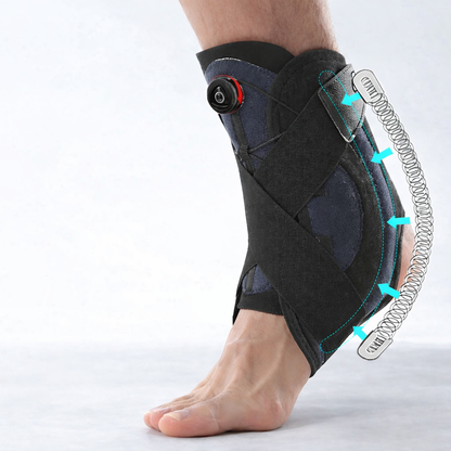 Enkelbrace voor verstuikte enkelsteun met zijstabilisatoren voor heren Dames Enkelspalk Stabilisator Herstel Tendinitis