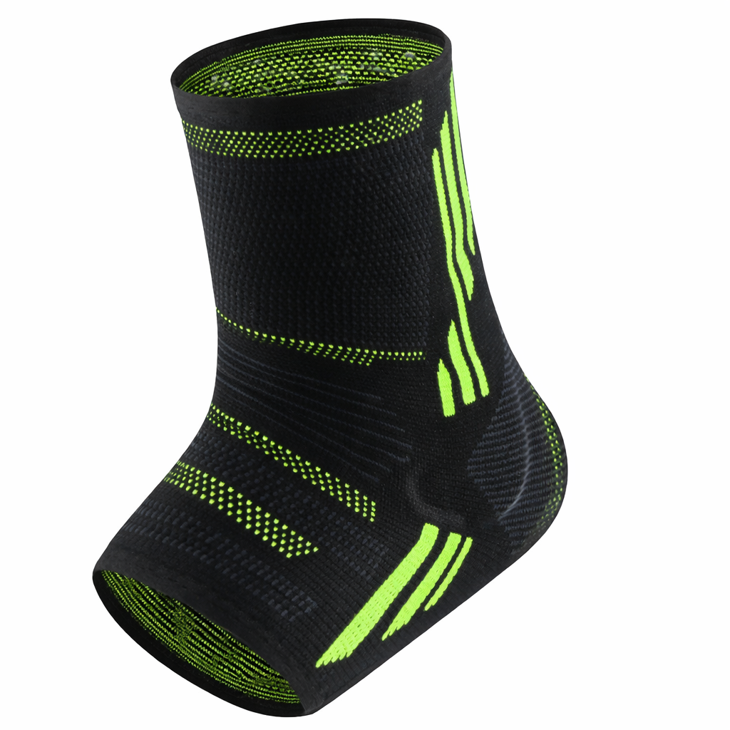 1 stuks enkelcompressiemouw voor dames/heren, enkelbrace met siliconengel, teenloze compressiesok voor verlichting van boog- en hielpijn