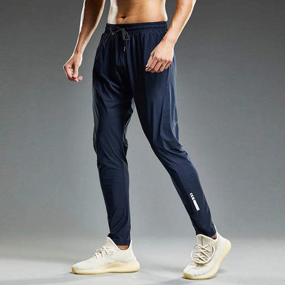 Summer Elastic Men Running Sport Pants Jogging Sweatpants Casual Outdoor Training Gym Fitness Trousers - Visconte