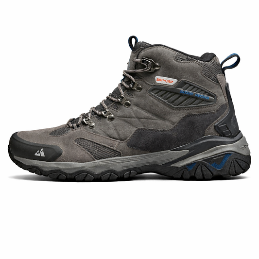 HIKEUP Winterlaars Heren Outdoor Wandelschoenen Suède Hoge Trekking Heren Schoenen Regendicht Tactische Combat Militaire Laarzen